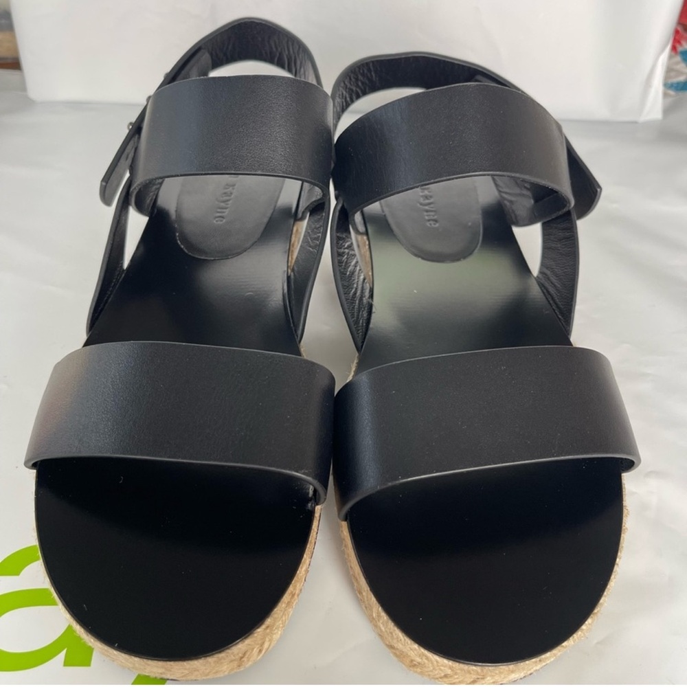 BLACK Jenni Kayne Sunday Leather  Sandals Size 6⭐️